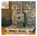 R-Co. Brown brick stoveboard