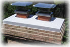 Chimney cover. An important part of chimney maintenance